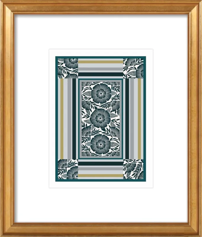Botanical Frame 1 by Katharine Watson for Artfully Walls