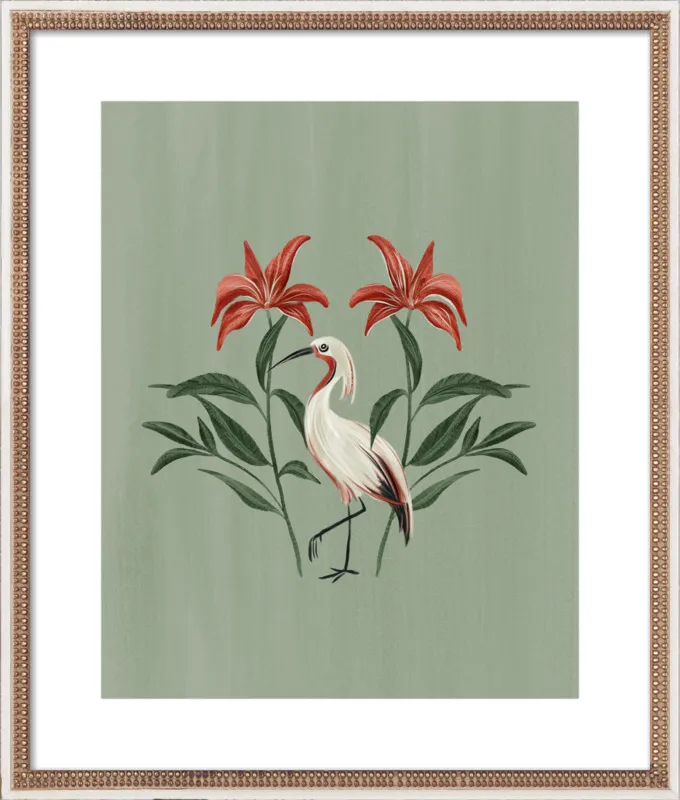 Tropical Crane by Nancy Noreth for Artfully Walls