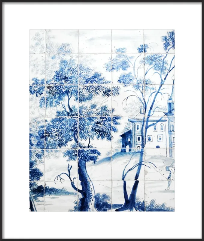 Lisbon Blue Tiles Two by Lupen Grainne for Artfully Walls