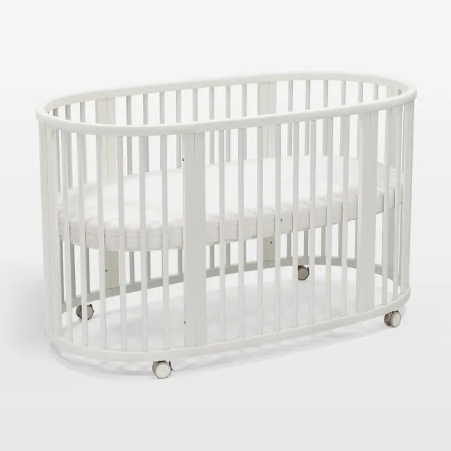 Stokke ® Sleepi ™ White Wood Mini Crib Bed Extension