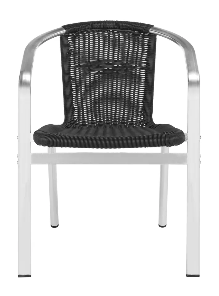 Wrangell Stackable Arm Chair, Set Of 2 - Black