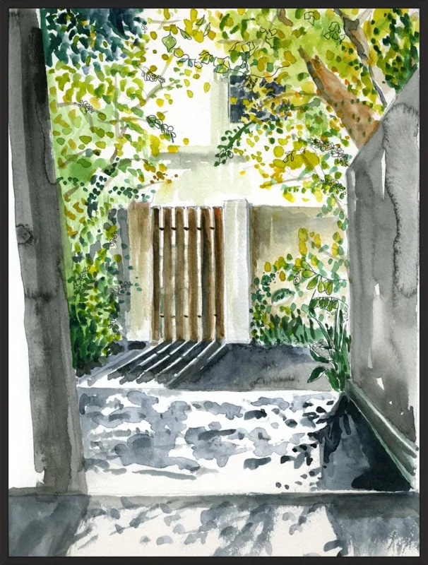 Garden Gate by Miri Eshet for Artfully Walls