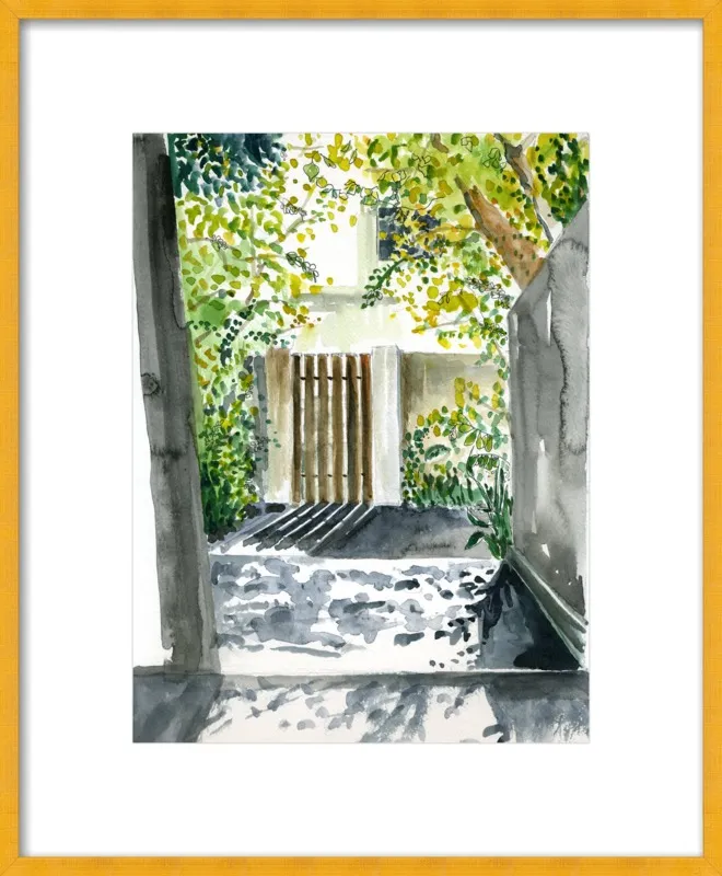 Garden Gate by Miri Eshet for Artfully Walls