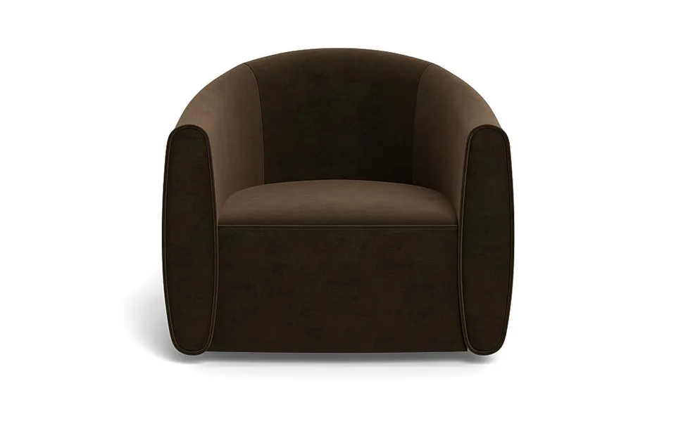 Lawson Swivel Chair with Contrast Piping