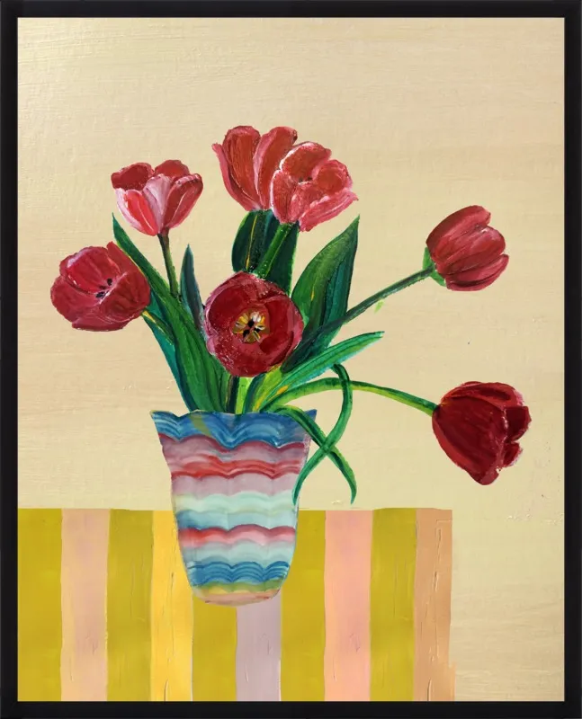 Spring tulips by Ruti Shaashua for Artfully Walls