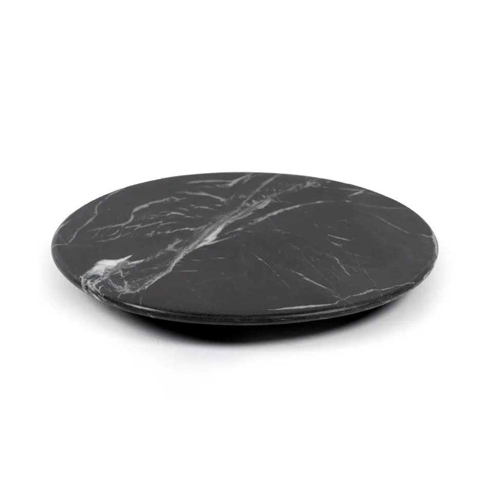 Marble Lazy Susan - Dark Kettle Black