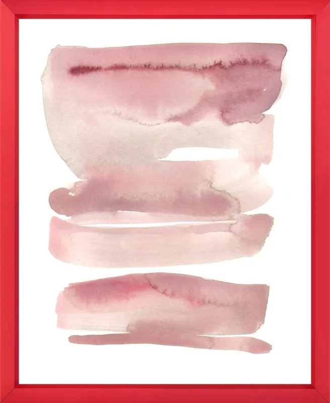 pink waves by Kelly Witmer for Artfully Walls