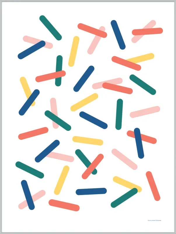 Sprinkle by Becky Hui Chan for Artfully Walls