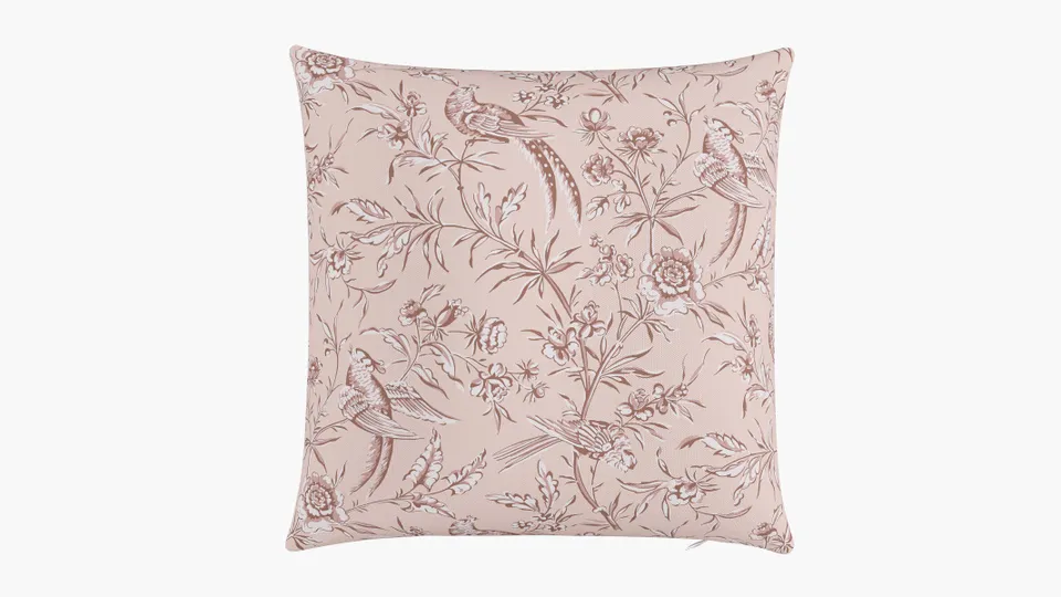 Throw Pillow 20", Blush Aviary, 20" x 20"