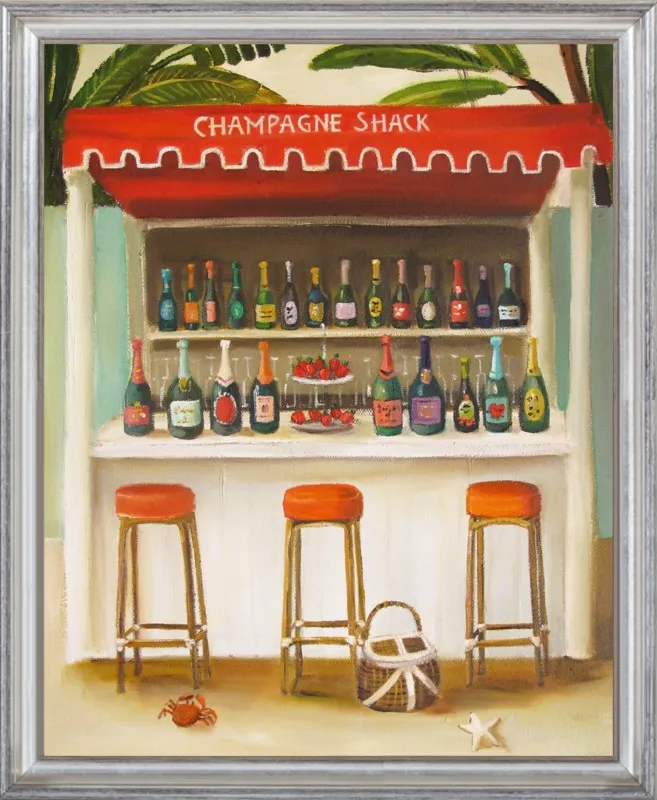 Champagne Shack by Janet Hill for Artfully Walls