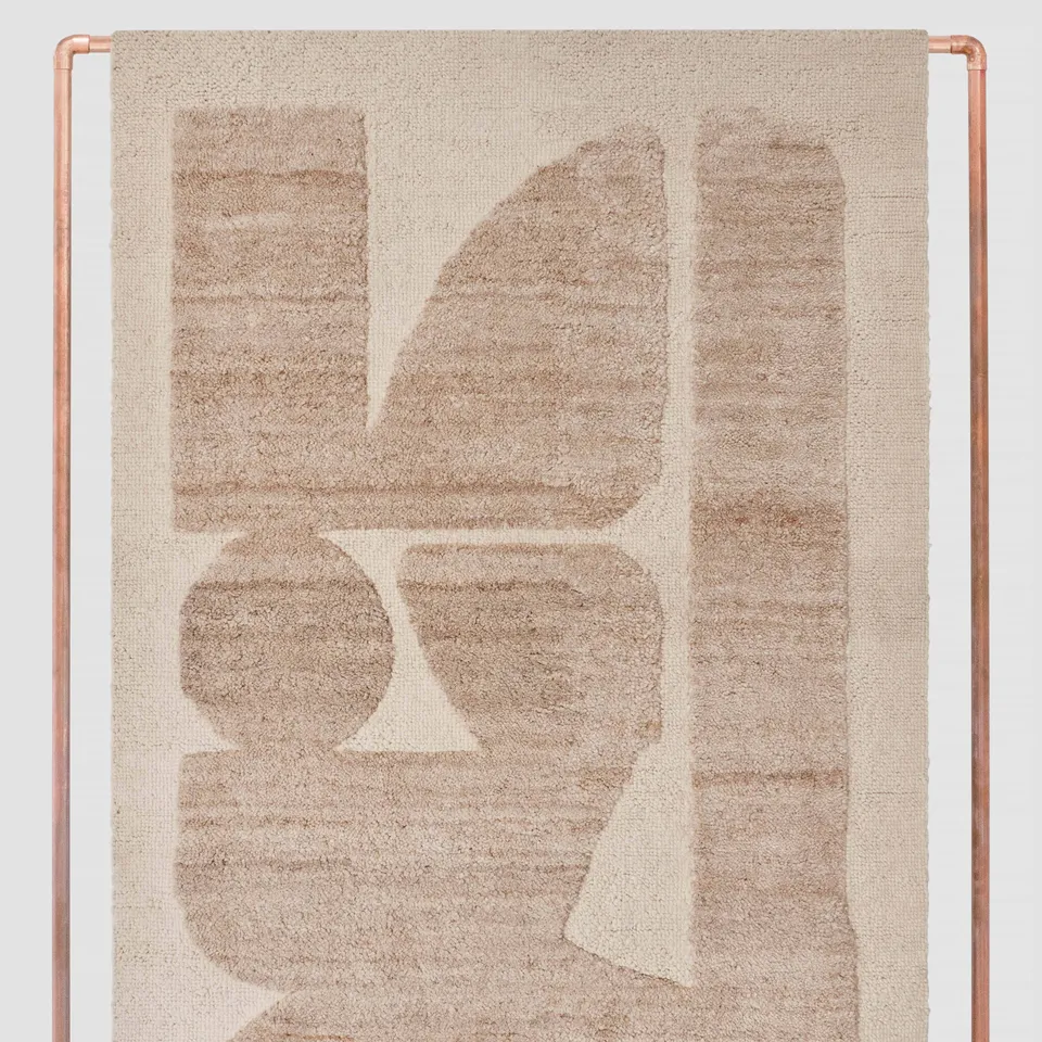 The Citizenry Tara Handwoven Area Rug | 9' x 12' | Sand