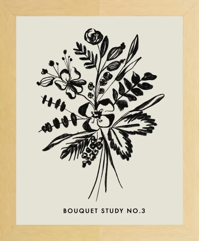 Bouquet Study No. 3 by Nancy Noreth for Artfully Walls