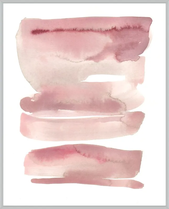 pink waves by Kelly Witmer for Artfully Walls