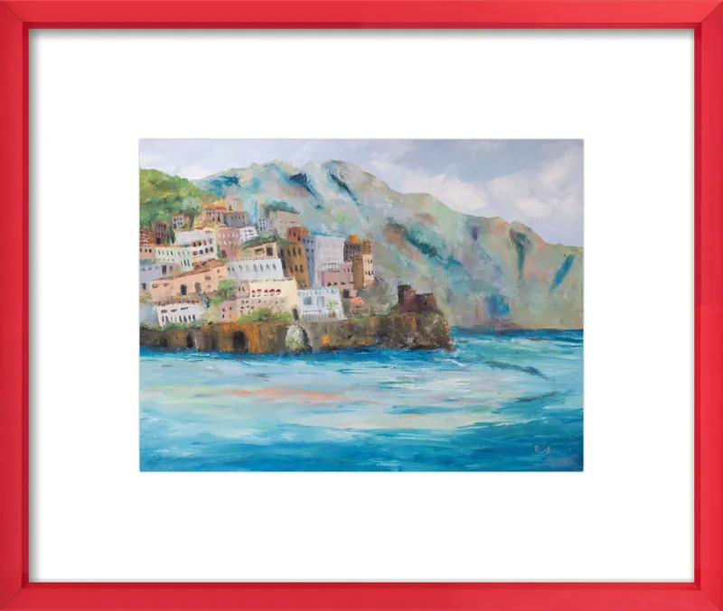 Amalfi Coast by Renee A Ortiz for Artfully Walls