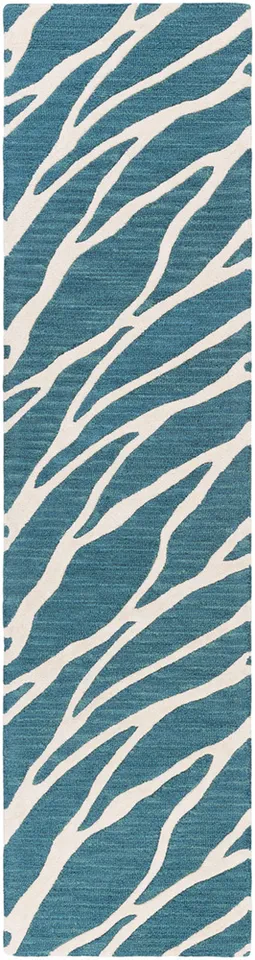 Arise Green Indoor 2' x 8' Handmade Rug