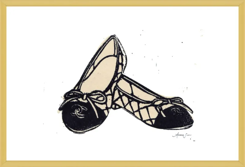 Chanel Ballet Flats by Anna See for Artfully Walls