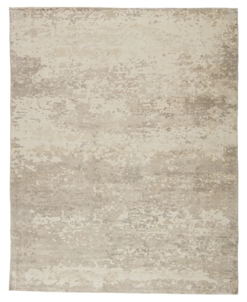 Barclay Butera by Retreat MBB01 Handmade Abstract Tan and Gray Area Rug (10'x14')