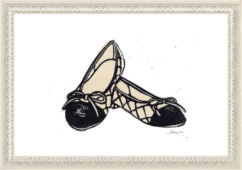 Chanel Ballet Flats by Anna See for Artfully Walls