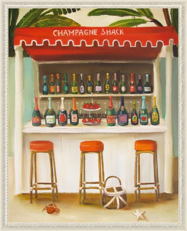 Champagne Shack by Janet Hill for Artfully Walls