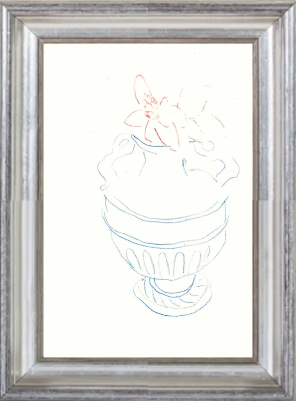 Sevres vase by Shanti Shea An for Artfully Walls