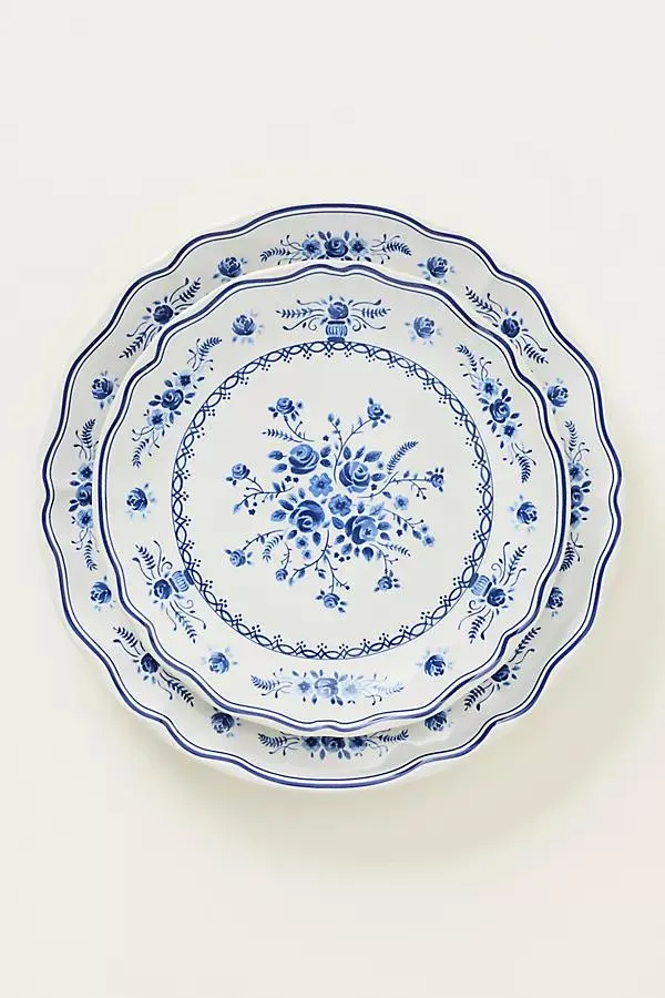 Vila Stoneware Dessert Plate, Set of 4