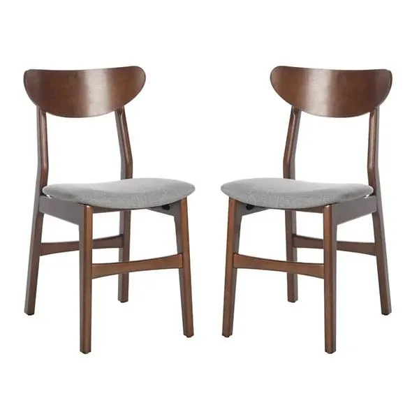 Heitor Retro Upholstered Dining Chair, Set of 2