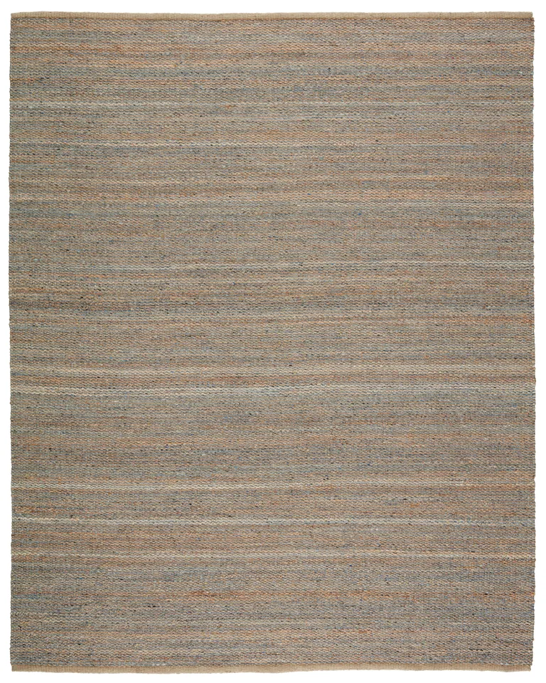 Kate Lester + Rosier Handmade Solid Beige/ Gray Area Rug (5'X8')