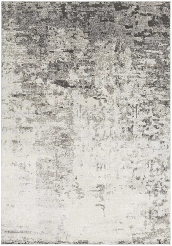Lagom Gray Indoor 2' x 2'11" Machine Woven Rug