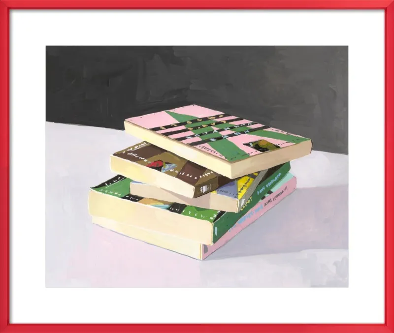 Vonnegut Stack by Elizabeth Mayville for Artfully Walls