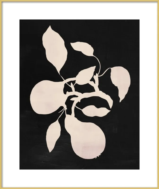 pears black and white by Ruti Shaashua for Artfully Walls