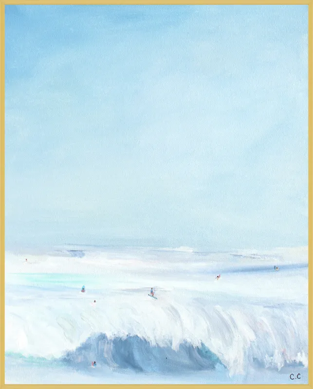 Wave Riders  by Caroline Chriss  for Artfully Walls