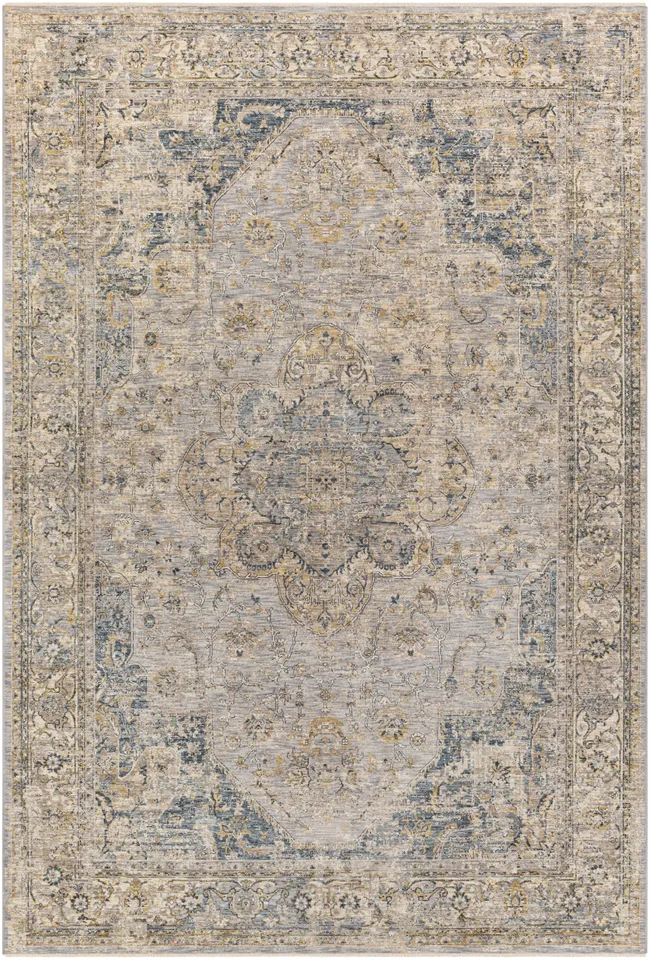 Aspendos Beige Indoor 12' x 15' Machine Woven Rug