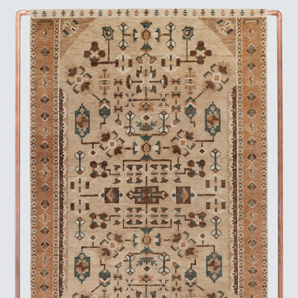 The Citizenry Anoushka Hand-Knotted Area Rug | 8' x 10' | Clay