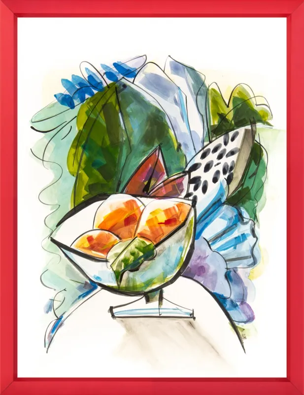 Still life with oranges by Becky Aubry for Artfully Walls