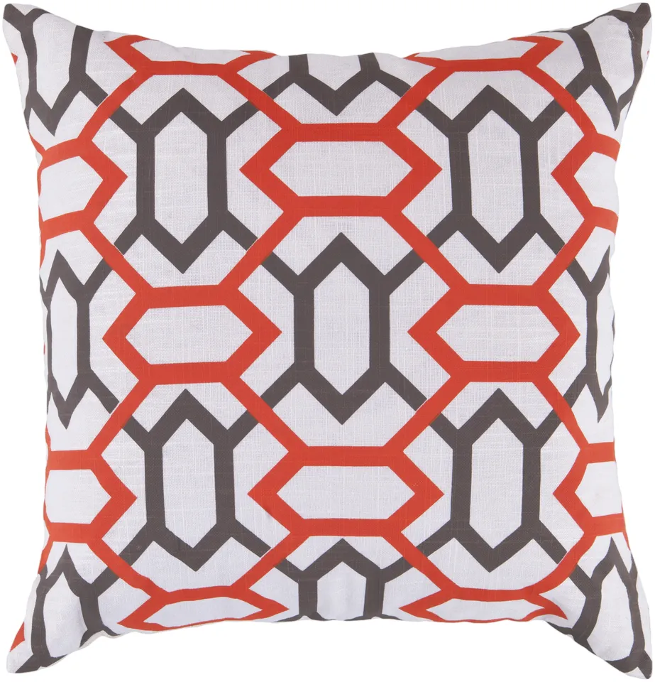 Zoe FF-022 22"L x 22"W Pillow Cover