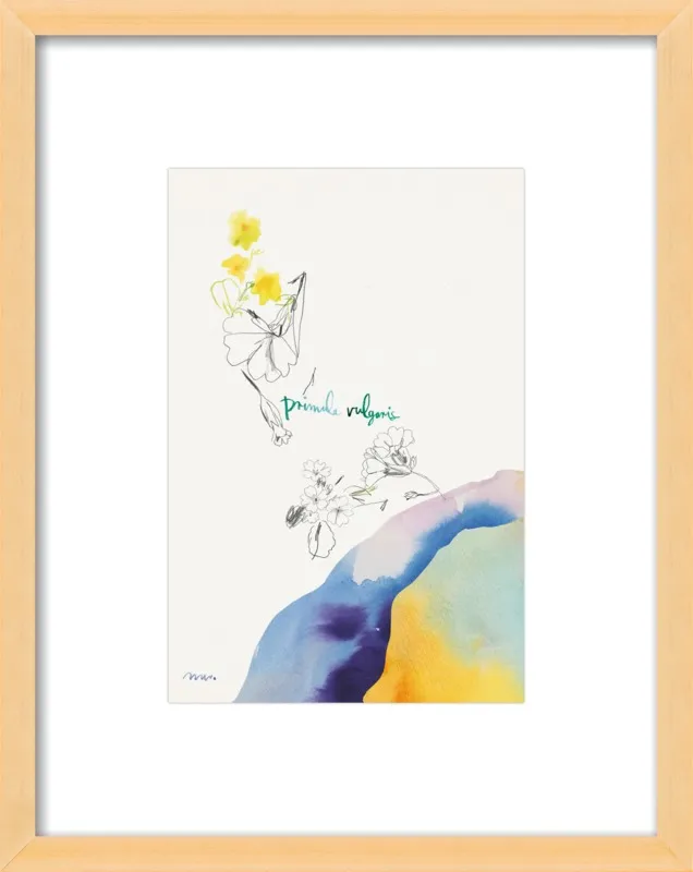 Primula Vulgaris by META WRABER for Artfully Walls