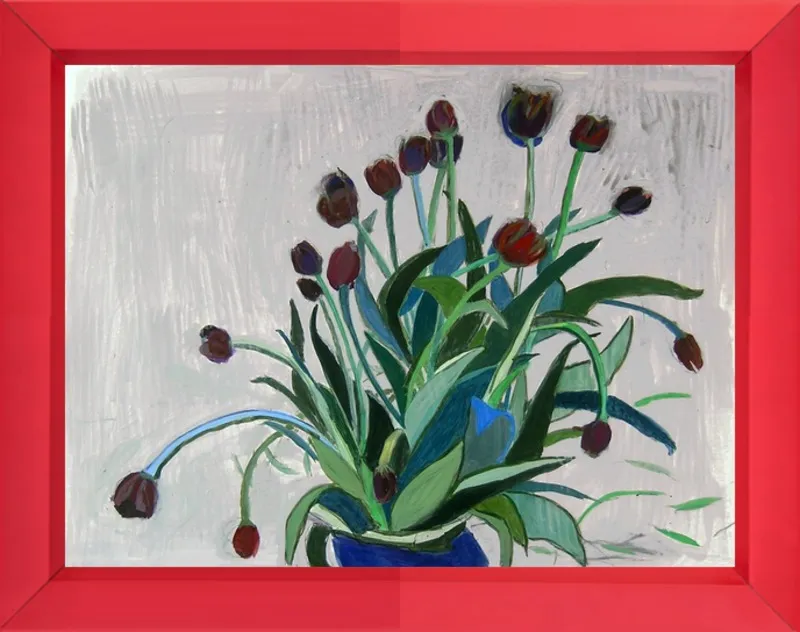 queen of the night tulip by Liz Innvar for Artfully Walls