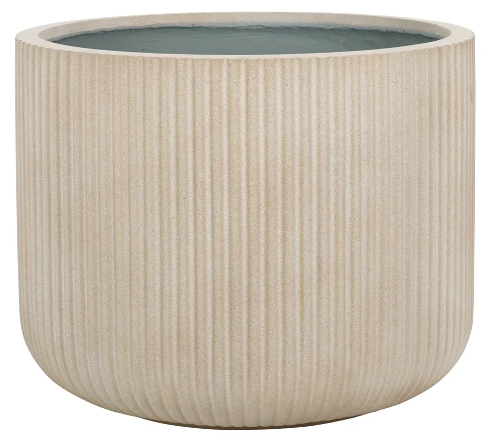 Indoor-Outdoor Lucca zoom Planter Pot - Beige