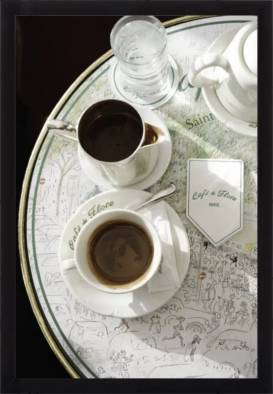 Chocolat chaud au Café de Flore by Lauren & Annael Tolila for Artfully Walls
