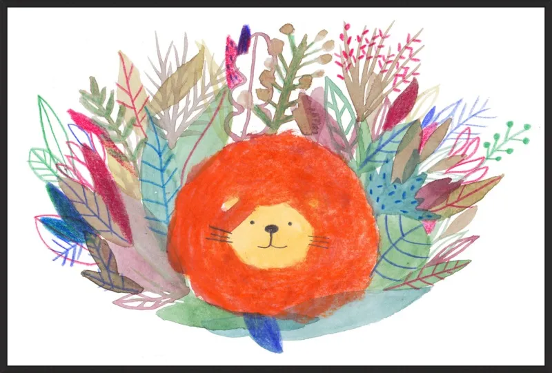 Lion by Marion Barraud for Artfully Walls