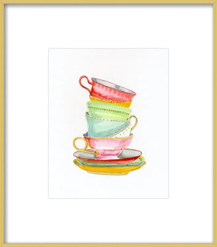 Teacups by Miri Eshet for Artfully Walls