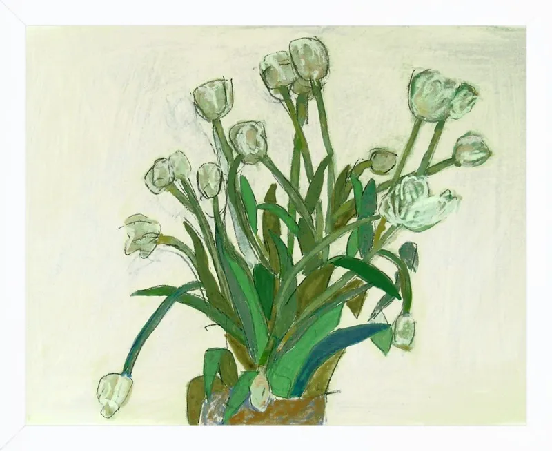 viridiflora tulip by Liz Innvar for Artfully Walls