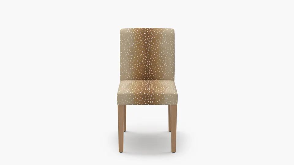 Signature Dining Chair, Faline, Natural Square Tapered Leg