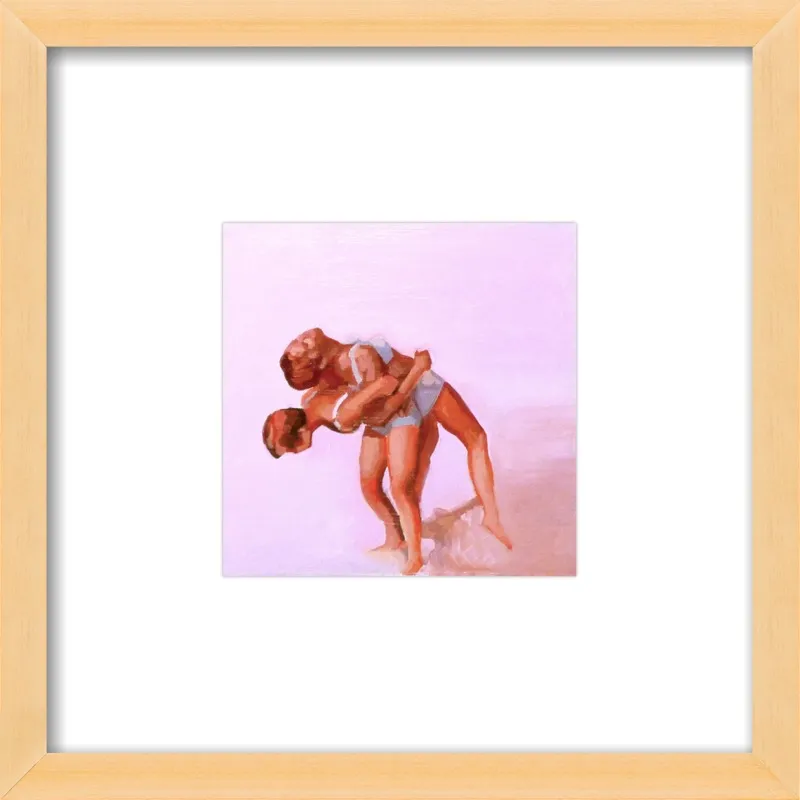 wrestling by Mary Sinner for Artfully Walls