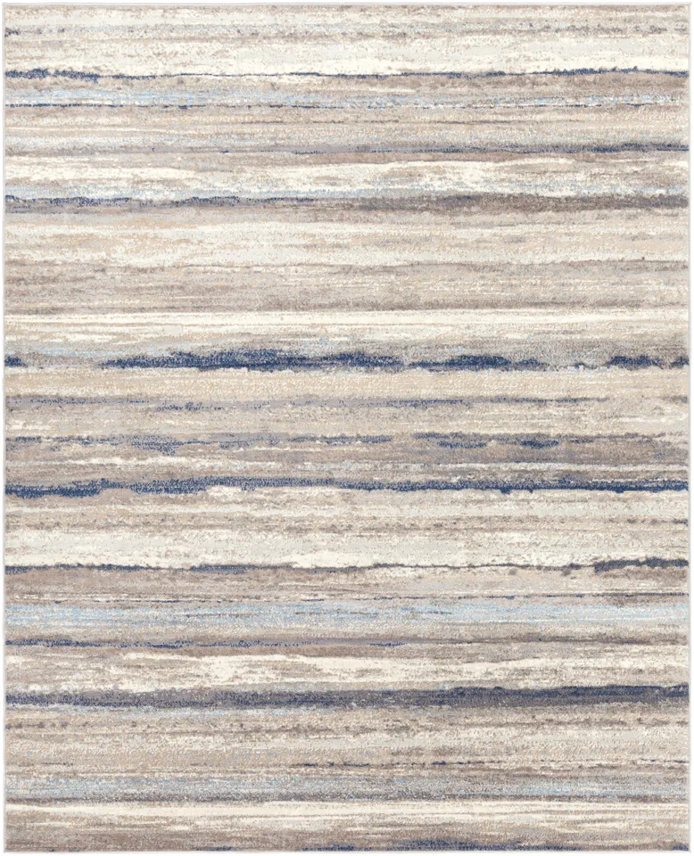 Roma Beige Indoor 8'11" x 12'4" Machine Woven Rug