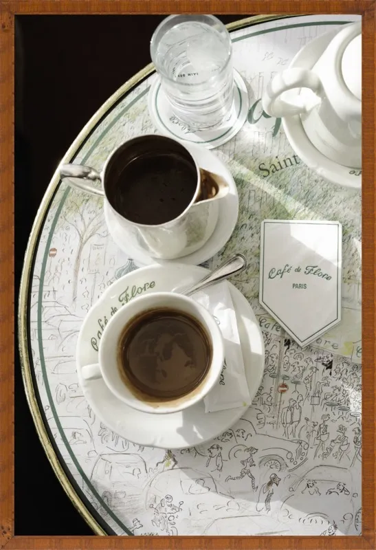 Chocolat chaud au Café de Flore by Lauren & Annael Tolila for Artfully Walls