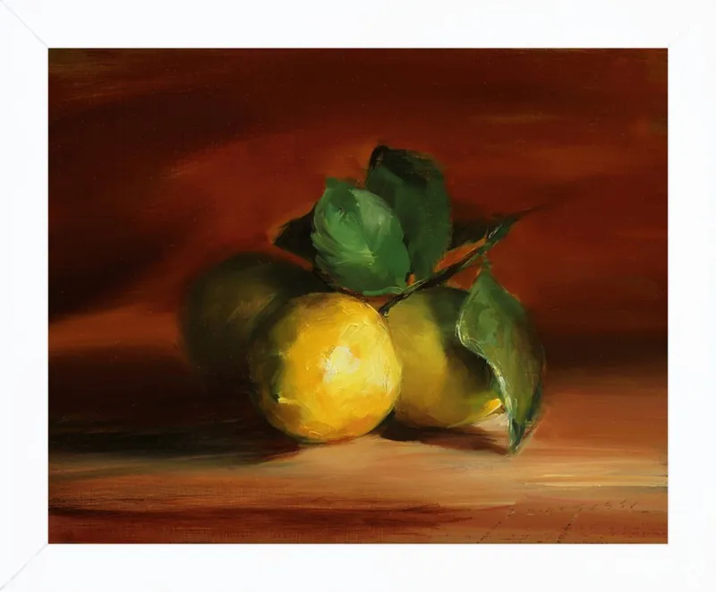 Lemons In Quiet Light by Georgesse Gomez for Artfully Walls