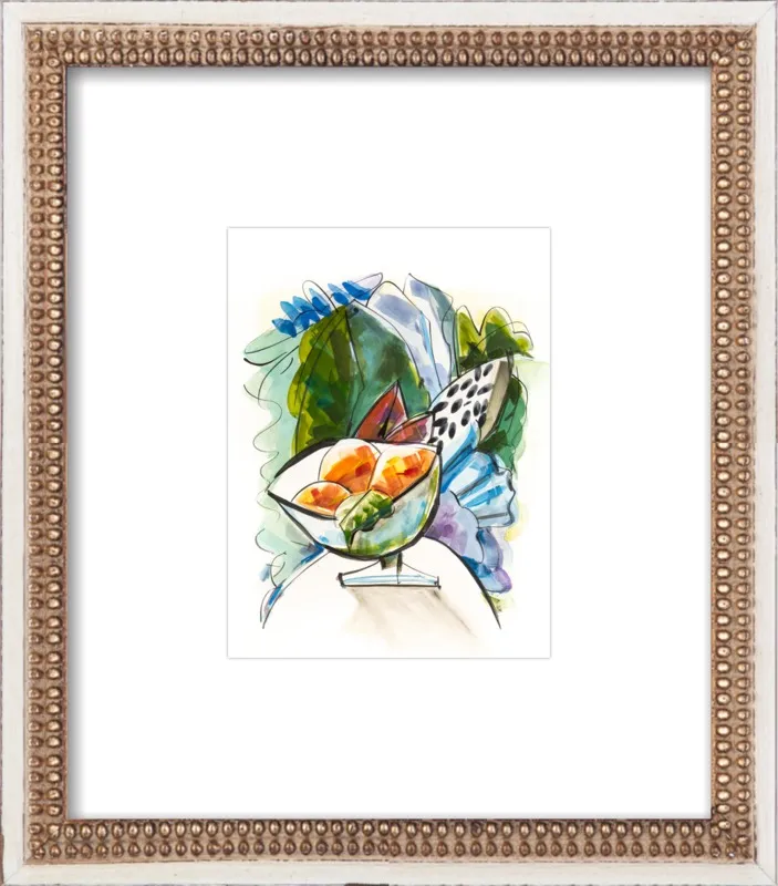 Still life with oranges by Becky Aubry for Artfully Walls
