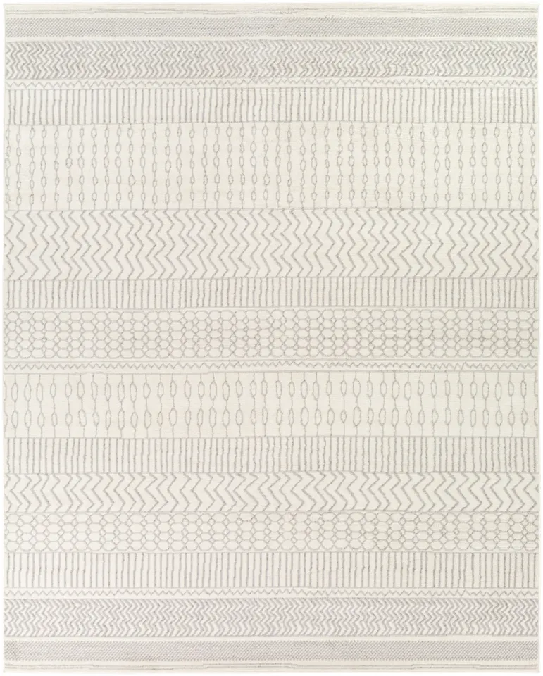 Pisa Beige Indoor 7'10" x 10' Machine Woven Rug