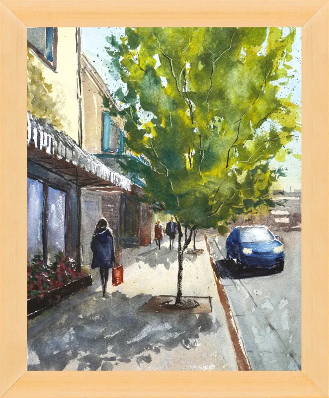 Shops in Laguna by Lauren Dusing for Artfully Walls
